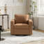 Fauteuil d'appoint pivotant moderne avec rangement de 33,5 po de largeur-1987481172