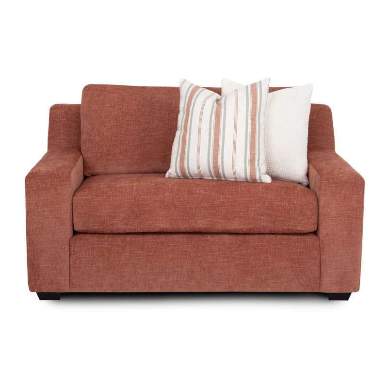 Fauteuil Wilmot Snuggler, Polyester orange