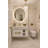 Sienna- White Wall Mounted Bathroom Vanity 36"