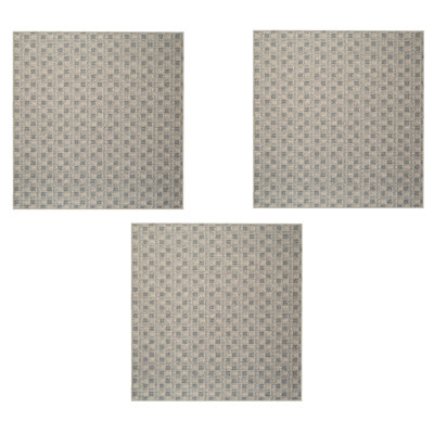 Ensemble de tapis intérieur / extérieur en polyester touffeté à la machine Burkins