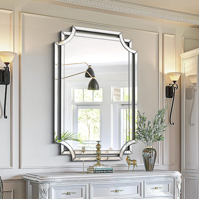 47"lx 32" W Large Decorative Wall Mirror, 32" x 47"