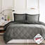 Ensemble d'édredon en duvet synthétique réversible pour lit simple / simple TG 3M Scotchgard-126520921-126520922