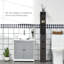 Armoire de rangement haute de 54 po pour la salle de bain HOMcom
