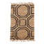 Hexile Hand Knotted Jute / Sisal Geometric Area Rug-41080528