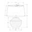 Lampe de table - H 20 po, en béton crème-18409988