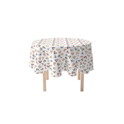 Round Cotton Twill Tablecloth