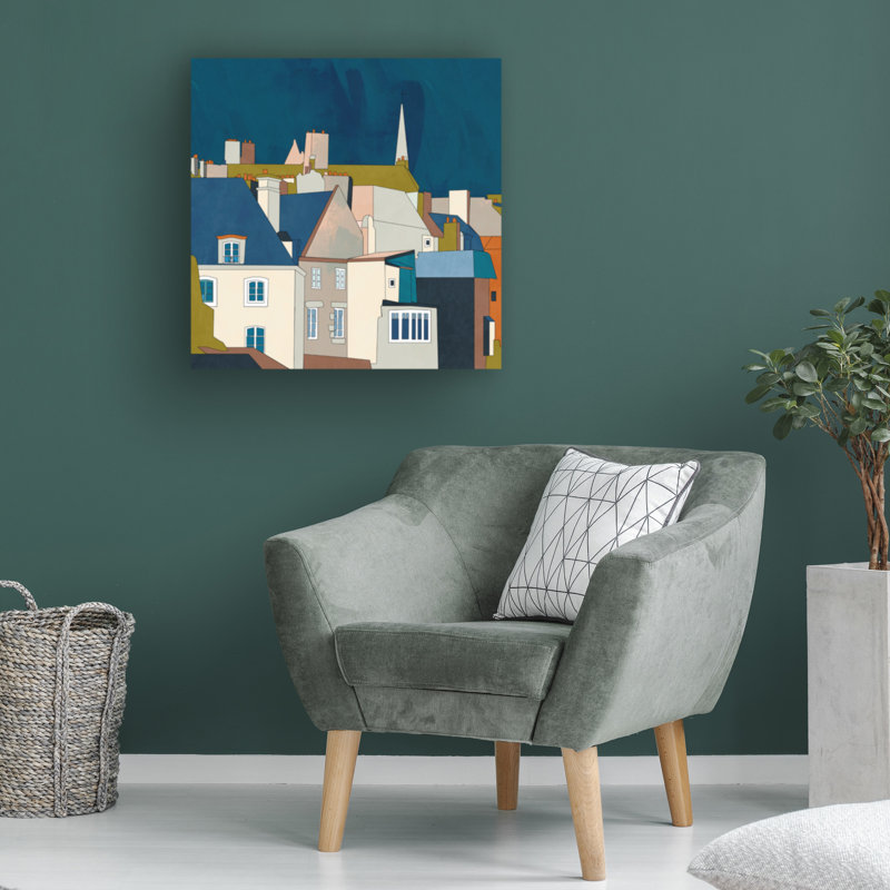 Art sur toile «ologa bolan rut », Saint Malo Kopie, H 18 po x l 18 po