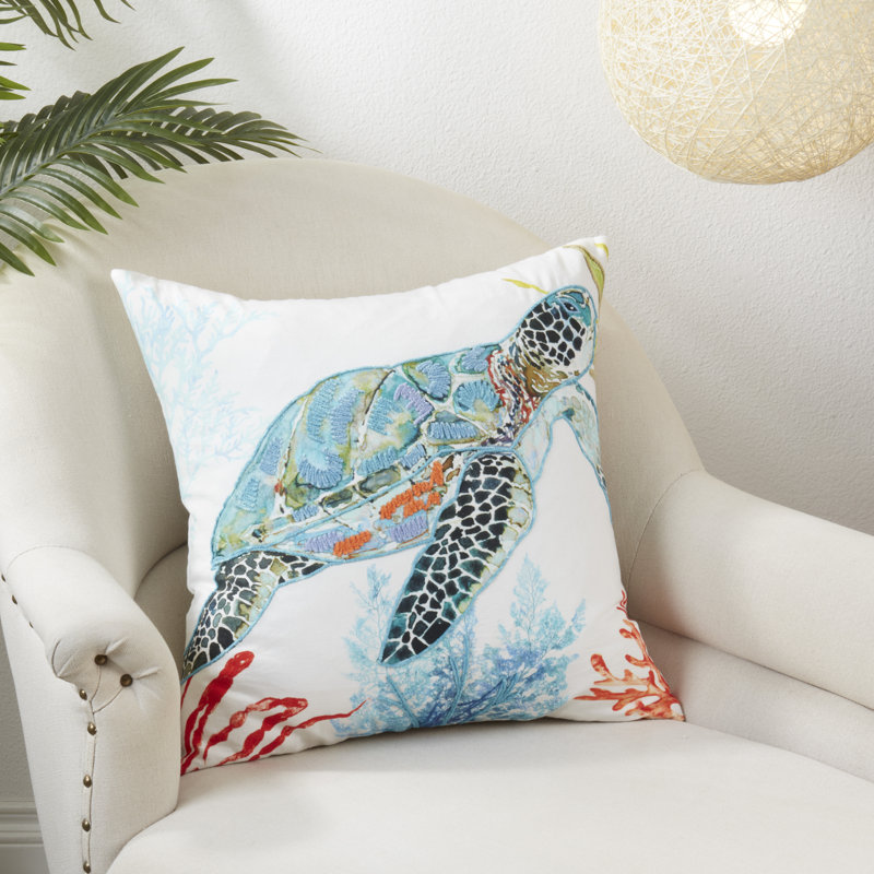 Enchantment Cotton Throw Pillow, Polyester/Polyfill/Polyfill