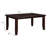 Cherry Rectangular Dining Table With Elegant And Fashionable Tapered-leg Configuration - Seats 6, 30" Height X 42" Width 66" Length Contemporary Structure Accommodates H W L