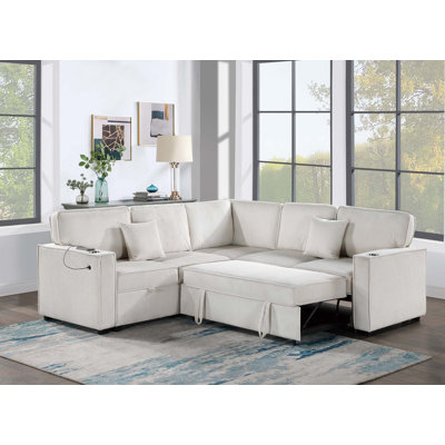 Canapé modulaire 3 pièces convertible