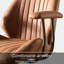 Viola Ergonomic Suede Task Chair with Padded Arms-133387154