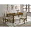 Mobilier de salle à manger moderne en bois capitonné 2 pièces