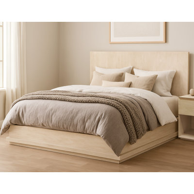 Flagstaff Cal King Bed - Stone Natural