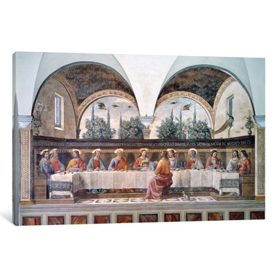 The Last Supper by Domenico Ghirlandaio - Print on Canvas