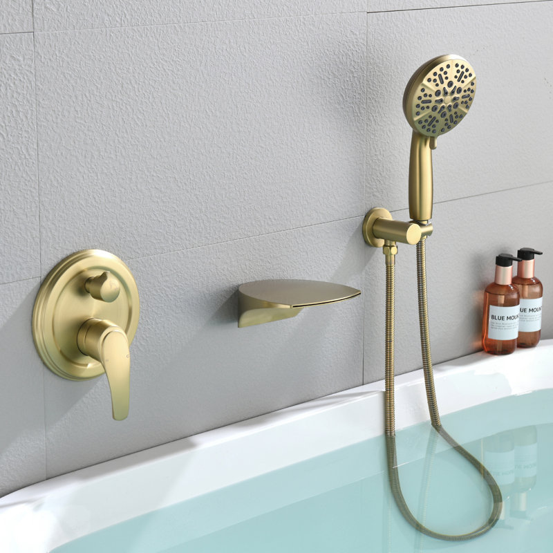 All-In-One Kit with Rough in-Valve, Gold