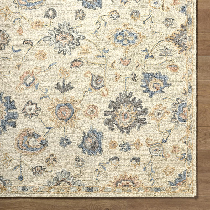 Codrin Performance Hand Tufted Wool Oriental Indoor Rug, Rectangle 8' x 10'