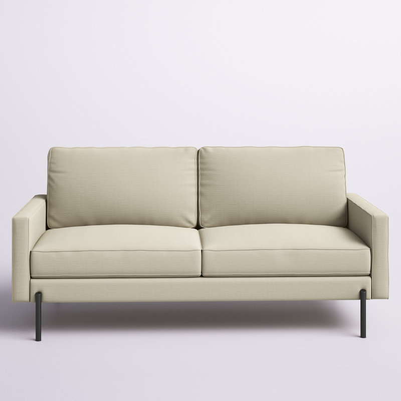 Canapé Aurane, Lin beige naturel