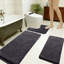 Ensemble de tapis de salle de bain en mousse viscoélastique 3 pièces 47 po 47 po-1077488122