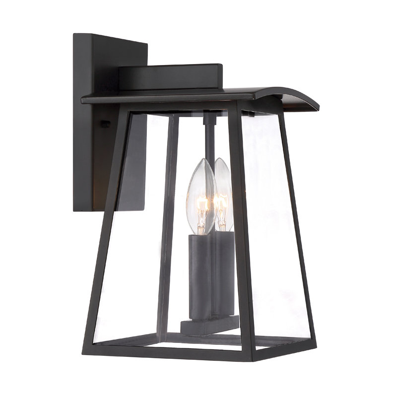 Lanterne murale d’extérieur 2 lumières Kulas, H 15,25 po x l 9,24 po x P 10 po