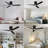 2pcs 52 Inch Ceiling Fan With Light-1540543976