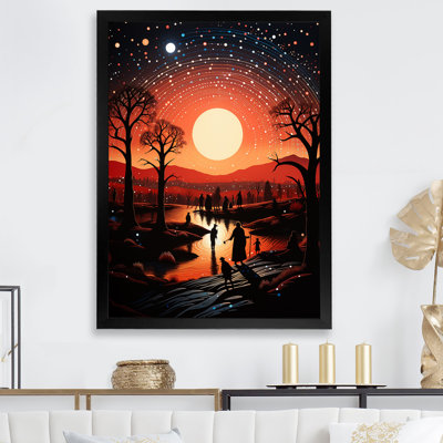 Cérémonie de paysage de lune amérindien I