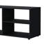 Meuble télé noir avec rangement ouvert-1597039805