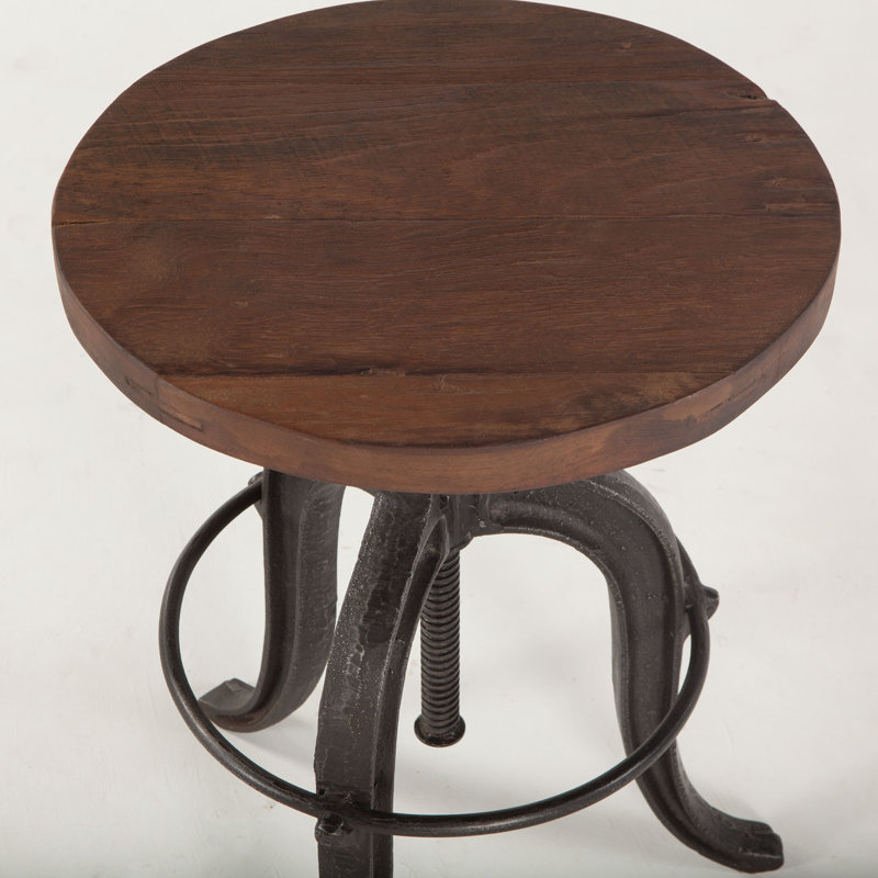 Paxton Adjustable Stool with Metal Frame