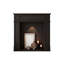 Foyer électrique blanc en bois manufacturé-709976293