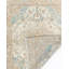 Tapis unique ivoire / bleu / taupe 3 pi 7 po x 4 pi 5 po des années 1920