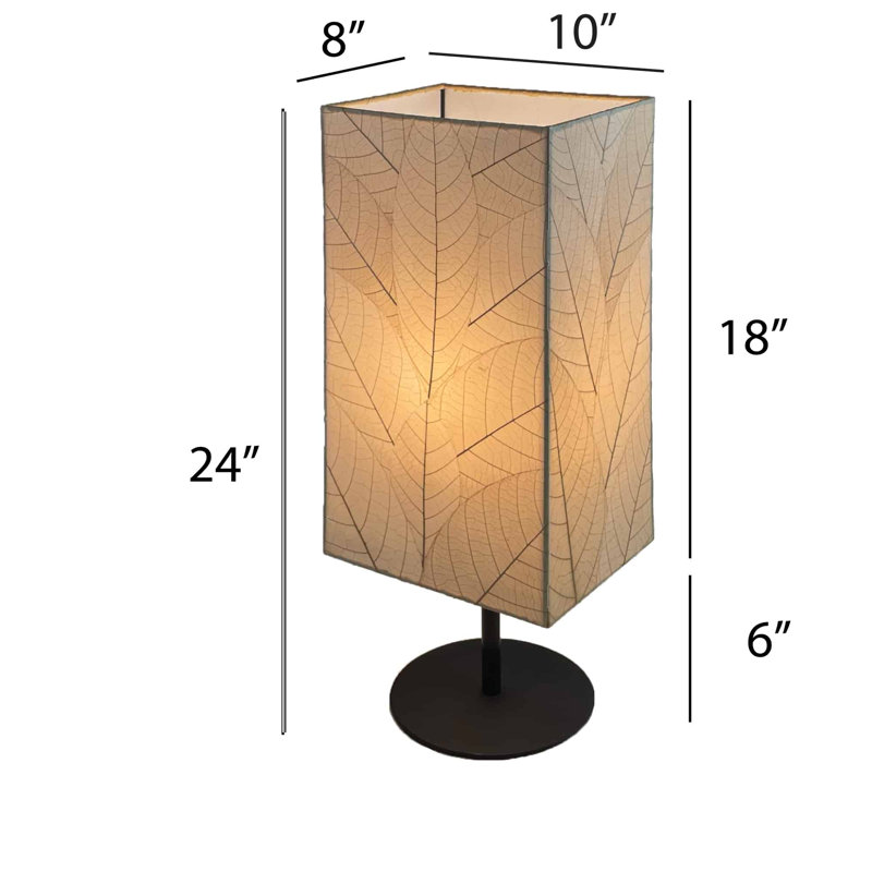 Lampe de table en métal, Naturel