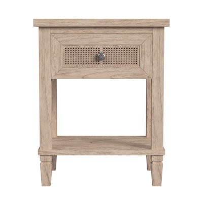 Flagstaff 1-Drawer Cane Nightstand