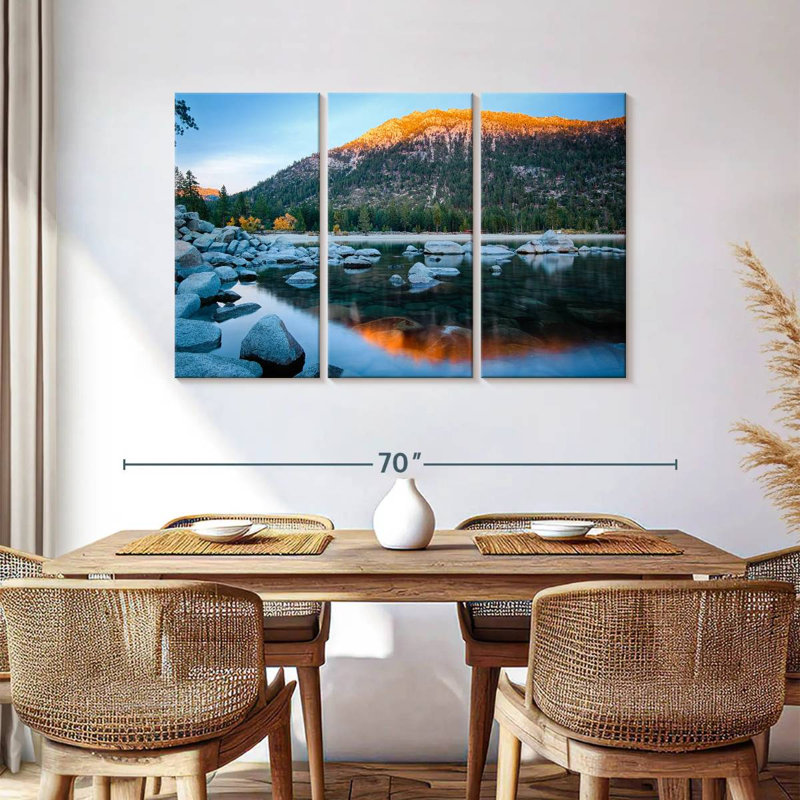 Alvord Rocky Lake Tahoe, H 36 po x l 57 po