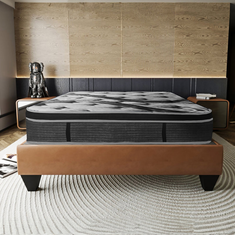 Plush Euro Top Hybrid Pocket Coil Mattress, California King