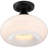 Deontre Glass Semi Flush Mount-1608814916