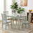 17.5'' H Solid Wood Side Chairs Modern Farmhouse Dinning Chairs Set of 4-1657262879