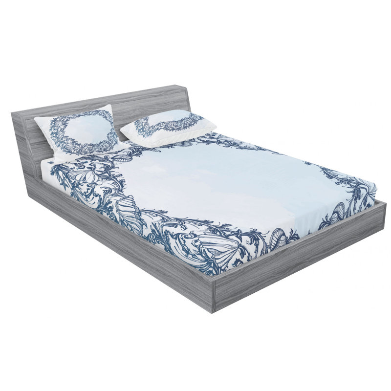 Microfiber Sheet Set, Full Sheet Set with Fitted Sheet