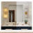 17.5 Inch Wall Sconces with Clear Glass Shade, 1 Pack Vanity Light-65829467-65829464