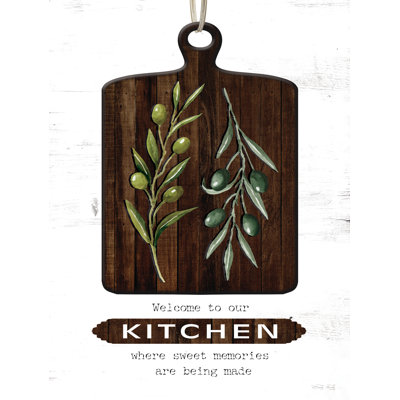 " Welcome to Our Kitchen " Textual Art Print