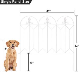 Amagabeli 32'' H x 120'' W Metal Fencing & Reviews | Wayfair