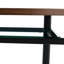 Ensemble de table de salle à manger moderne en grain de bois brun (doit inclure une table et une chaise) avec rangement pour la cuisine