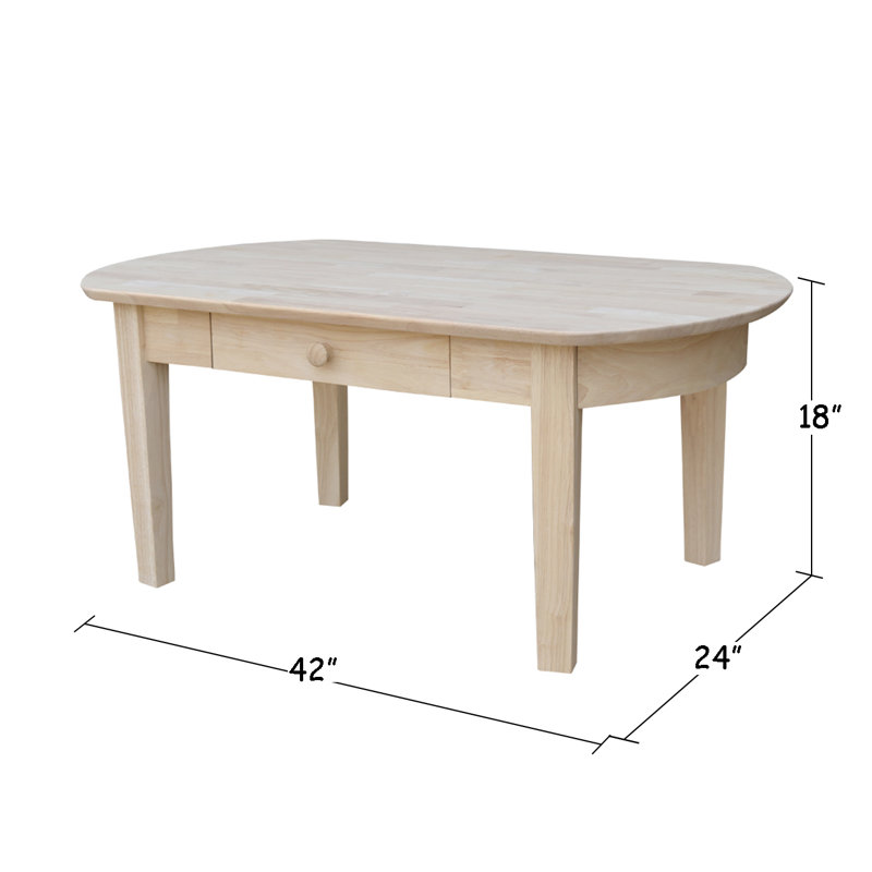 Venus Induction Solid Wood Single Coffee Table