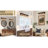 31.5“ 4-Light Farmhouse Dimmable Bathroom Vanity Light with Seeded Glass Shade-875365685-928693142