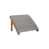 Light Gray Top/Antique Mahogany Base
