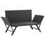 Banc de jardin en acier Eltje-324616180