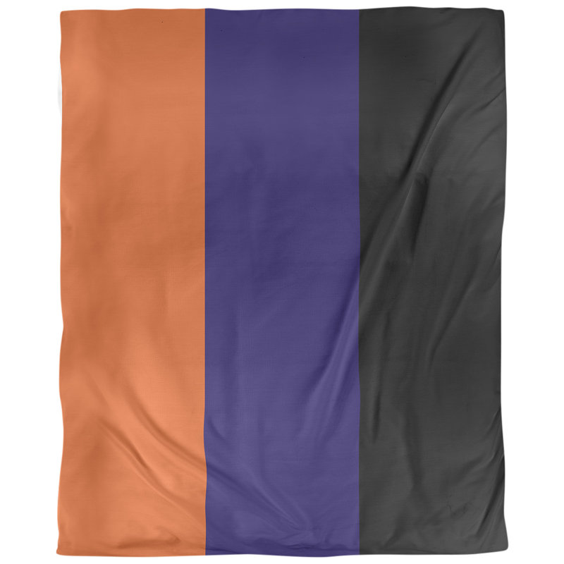 Tissu de basket-ball denver, Orange/Purple/Black