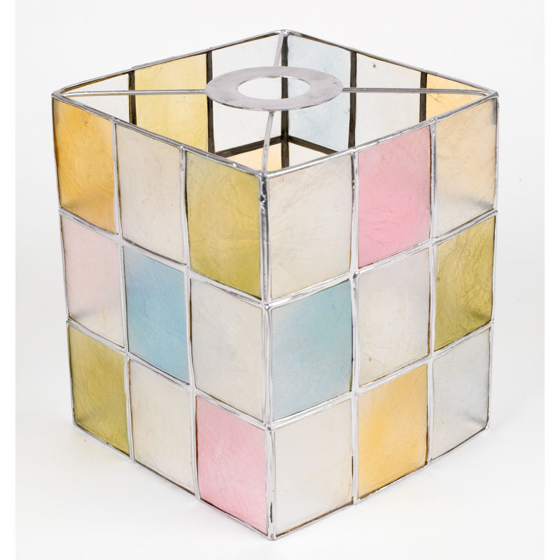 Capiz 17cm Glass Square Pendant Shade