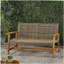 Causeuse Hampton Wood + Wicker
