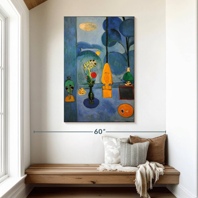 Avery The Blue Window, 48" H x 32" W