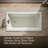 Tea-for-Two 60-In x 32-In Drop-in/Undermount Whirlpool Bath, Reversible Drain-51403969
