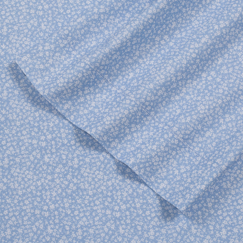 Ensemble de draps 100% coton percale Daria, Très grand